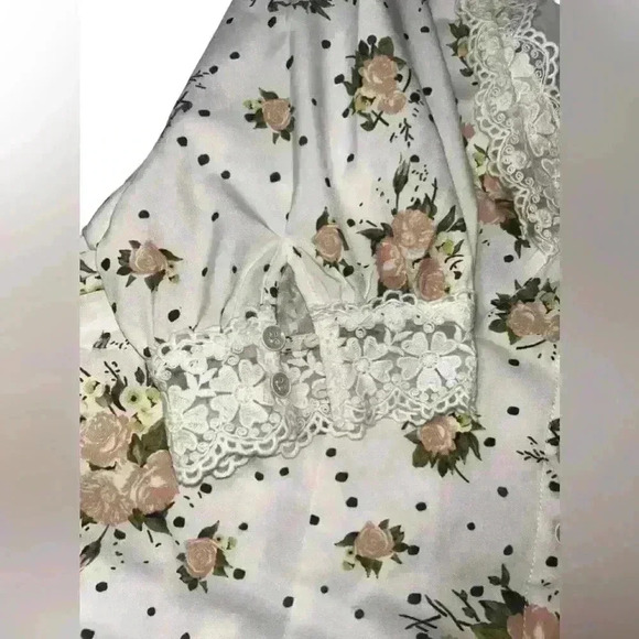 Belle Paque Floral Multicolor print Top Size XL - Picture 3 of 8